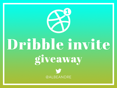 Dribbble Invite Giveaway dribbble dribble giveaway giveaway invite