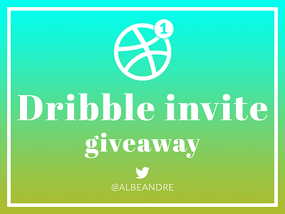 Dribbble Invite Giveaway