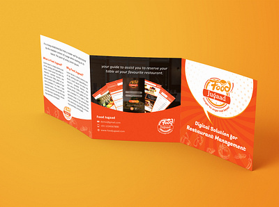 FoodJugaad Brochure branding brochure design food graphic