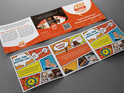 FoodJugaad Brochure branding brochure design food graphic graphic design illustrator