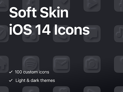 Soft Skin — iOS 14 Icons // 3d icon set