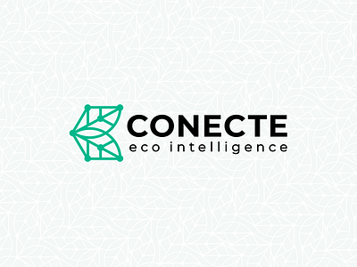 Conecte Eco Intelligence Logo branding design flat illustrator logo minimal photoshop vector