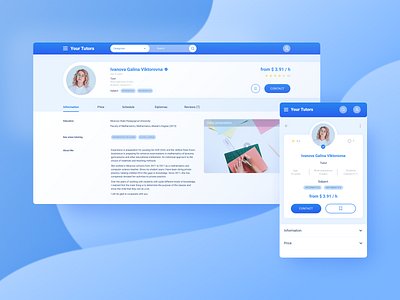 User Profile / Daily UI : 006