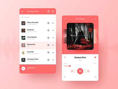 Music Player / Daily UI : 009