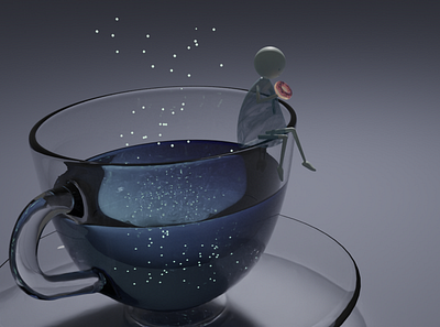 Night Snack 3d 3d art