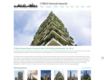 CTBUH Web Design branding prototype ui web design wireframe design