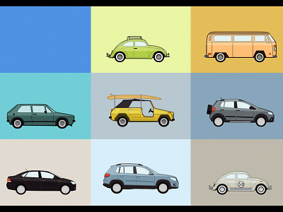 Coches car coches ilustracion ilustrator photoshop vectores vocho vw