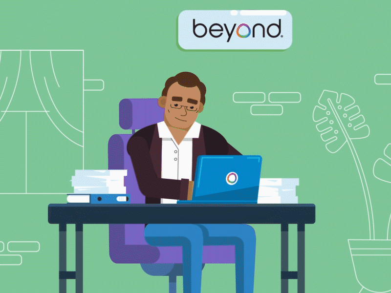 Beyond Finance - explainer video 2d 2d animation adobe after effects animated animated gif animation cartoon character explainer illustration motion graphics