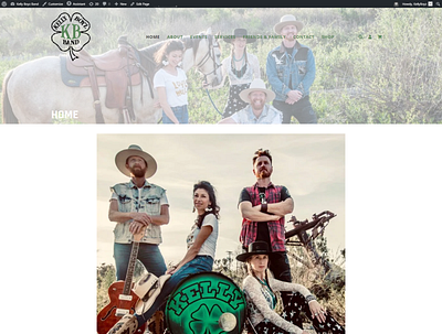Kelly Boyz Website web design