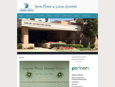 Laguna Woods History Center Website