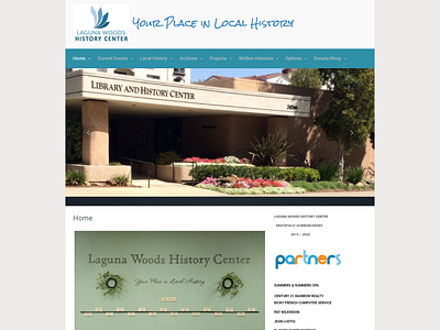 Laguna Woods History Center Website