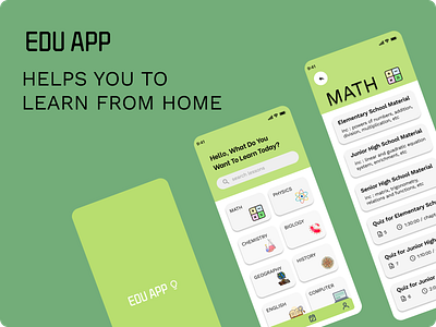 edu app app education app learning learning app ui uidesign