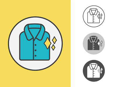 Adulthood Merit Badge: Doing Laundry design flat icon illustration illustrator minimal vector