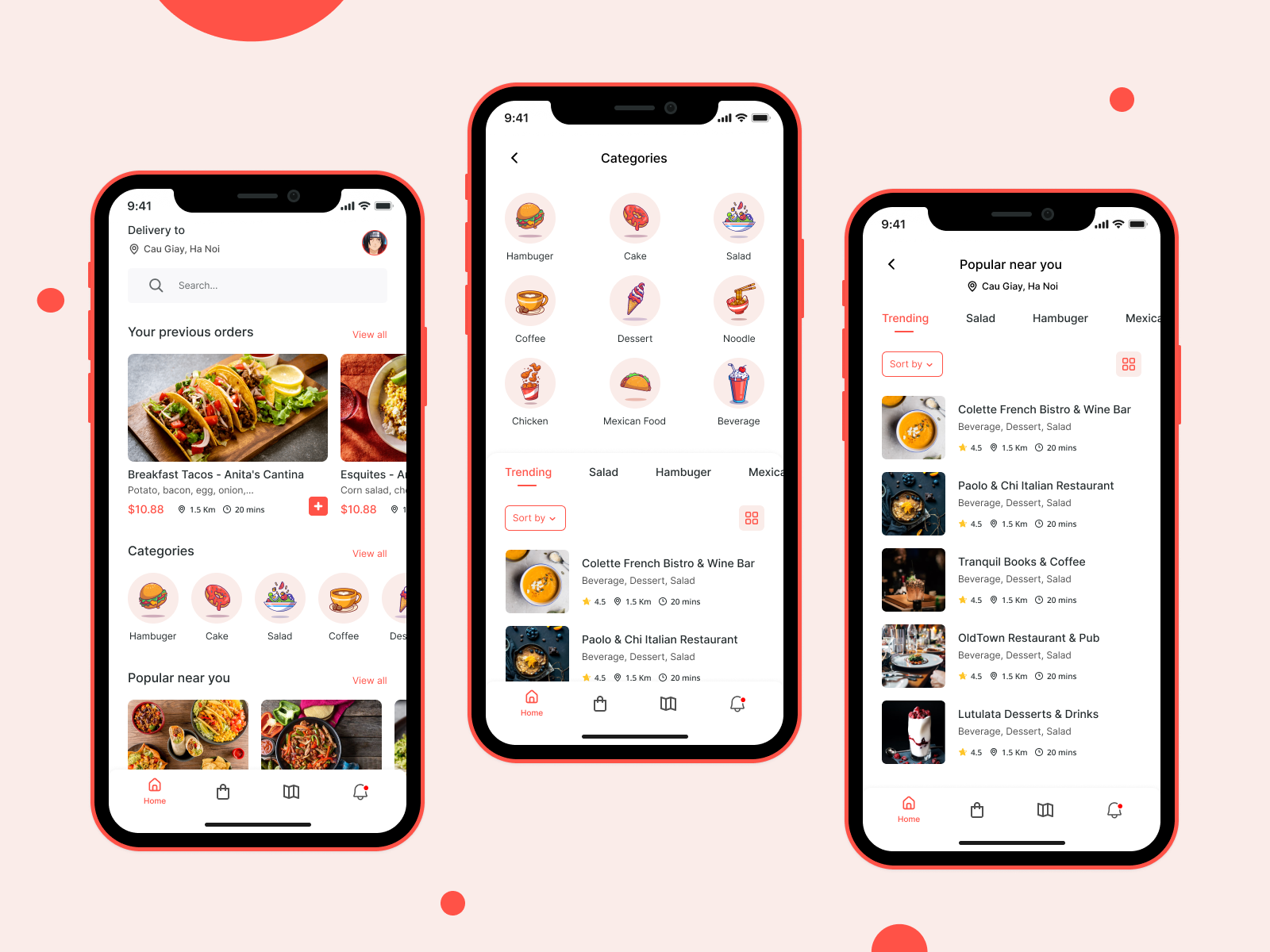 Order Food App - UI/UX Case Study by Tung Nhat on Dribbble