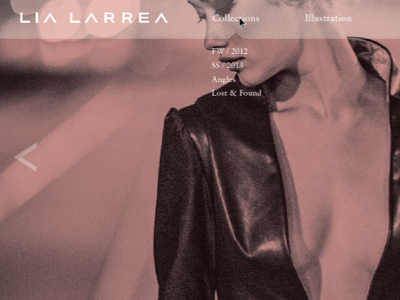 website refresh, identity implementation design fashion lookbook portfolio web layout