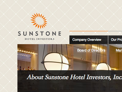 Suntone Hotels Website design design website