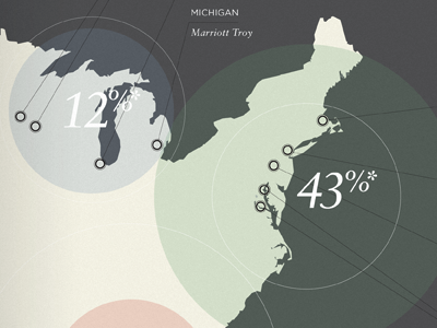 Sunstone Hotel Investors 2011 Annual Report annual report infographic map mohawk superfine soft white print typography uv inks