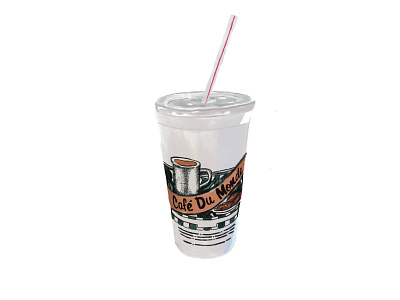 Cafe Du Monde beverage cafe cafe du monde cafe logo coffee drink new orleans nola thirty