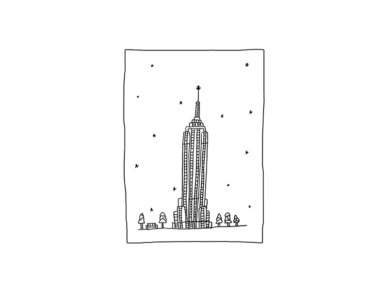 #25DAYSOFNYC 25 days of nyc empire state building gif new york nyc snow winter