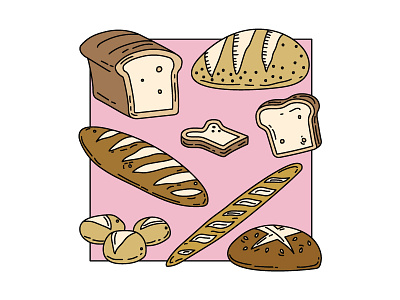 BREADBOX baguette bread carbs eat food loaf toast yeast