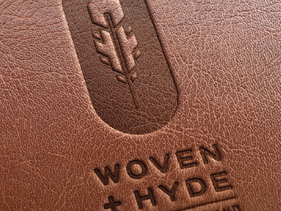 Woven + Hyde Logo Leather