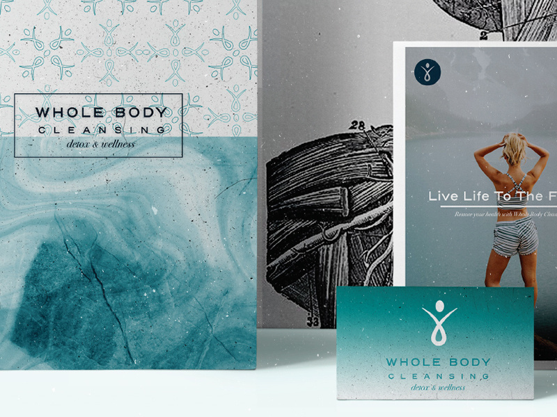 Whole Body Cleansing Stationary health seagreen brandingdesign branding design graphicdesign logo wholebody