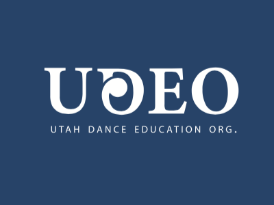 UDEO Logo-For Dance Education branding dance education logo organization strategy utah