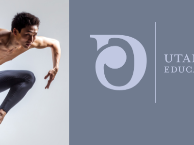 UDEO Logo-For Dance Education sub logo organization utah professional d logo dancing graphic design design branding logo