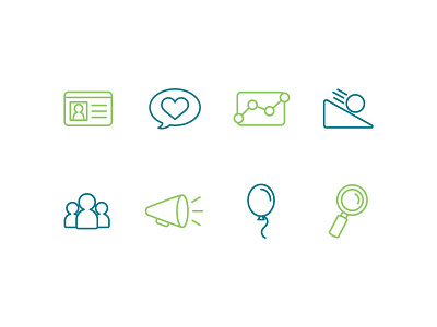 Core Value Icons design icon illustration line symbol value