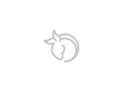 Donkey donkey icon line logo symbol