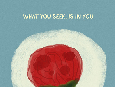 What you seek is in you © Purabi Koley artist artistic artwork digitalart dribbble dribbble best shot follow me graphicdesign illustartions illustration purabi