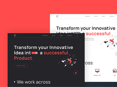 Design Agency Landing page