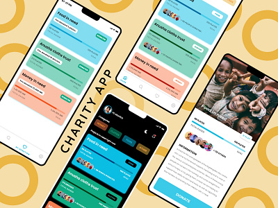 CHARITY APP DESIGN