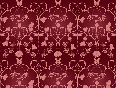 Damask pattern backdrop background cover damask endless illustrator pattern seamless vector wallpaper