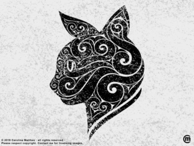 Swirly Cat Portrait 2 abstract abstract art abstract design abstract style animals black and white cat cat portrait digital art grunge texture illustration playboy cat portrait swirly swirly design swirly illustration vector vector art vectorillustration