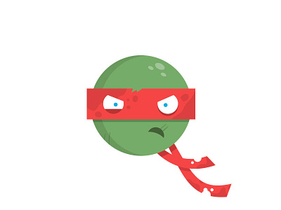 Rapheal is cool, but rude... illustration mike katits mutants of may raphael teenage mutant ninja turtles tmnt vector