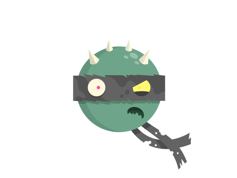 Slash icon turtle power foot clan fan art vector mike katits illustration slash teenage mutant ninja turtles tmnt
