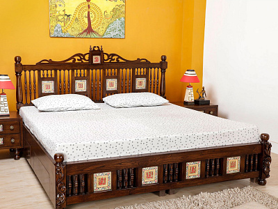 Teak Wood Bed - For a Perfect Night Sleep