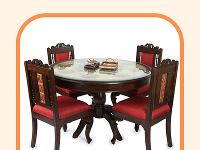 The Best Kinds of Dining Table & Chairs Your Home Needs 4 seater dinning set handcrafted dining table handcrafted furniture online home decor stores teak wood furniture
