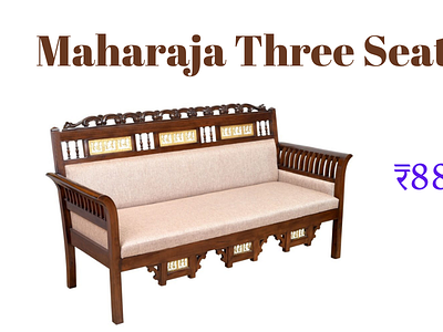 Here Is Why The Right Wooden Maharaja Sofa Design Can Glam Up Yo