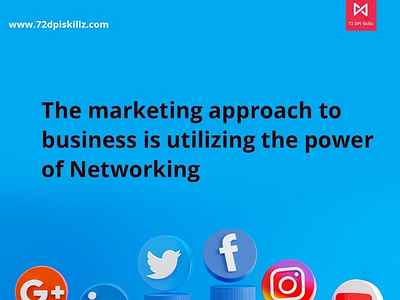 The marketing approach to business is utilizing the power of Net