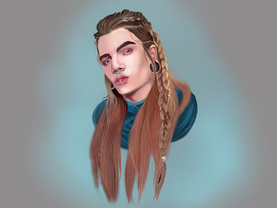 Character illustration digital painting