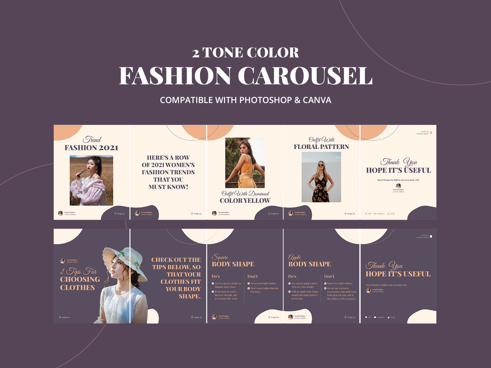 Fashion Instagram Carousel by Regina Sukma Citra on Dribbble