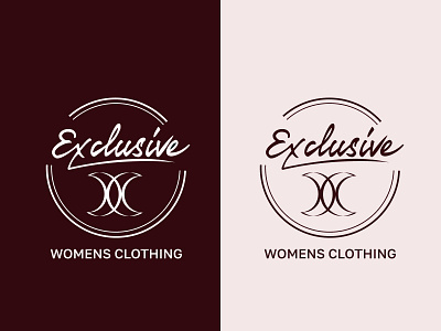 Exclusive logo for women clothing store design designs logo logo design logodesign logos logotype logotype design logotype designer logotypedesign logotypes лого логотип