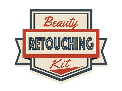 Beauty Retouching Kit Logo add on beauty logo photoshop retouching