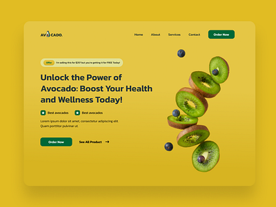 Avocado Landing Page