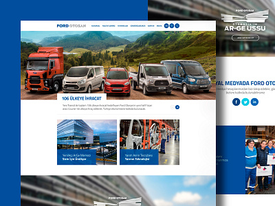 Ford Otosan Web Design