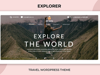 Explorer Travel Template