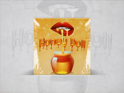 Honey Doll Podcast album art album artwork album cover animation artwork design icon illustration logo mixtape podcast podcast art podcast logo typography website