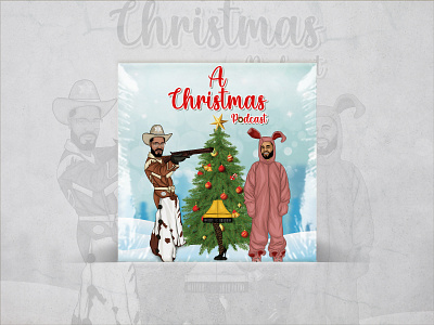 A-Christmas-Podcast-album-cover-logo-by-ADotDesigns